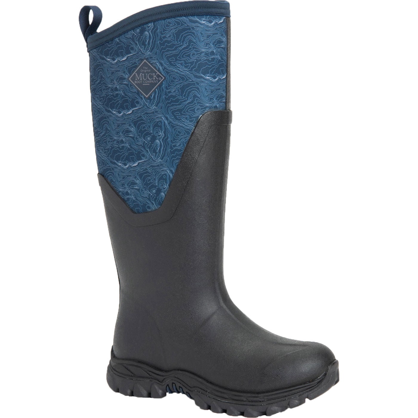 navy muck boots