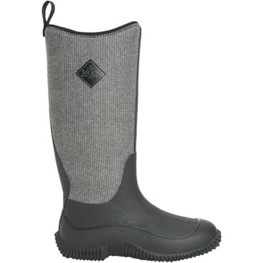 Muck Women's Hale, Black w/ Fuzzy Herringbone