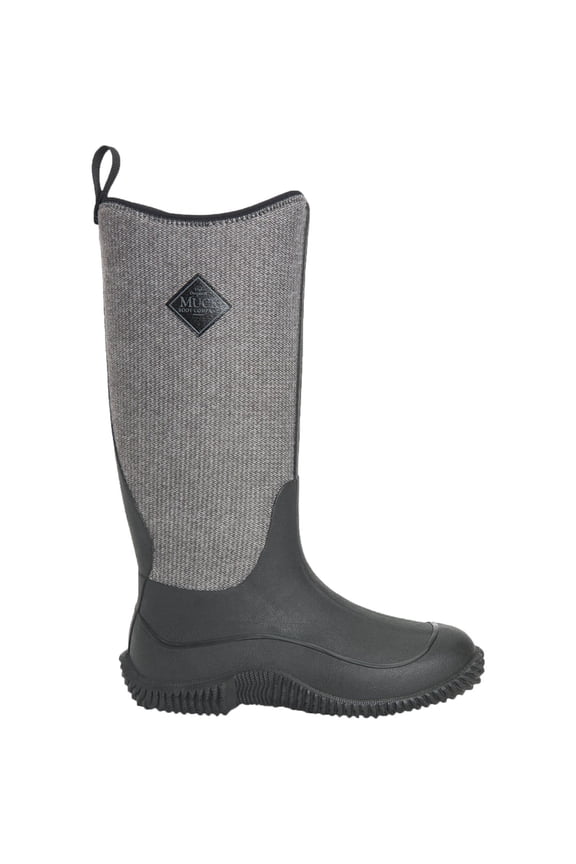 Muck Women's Hale, Black w/ Fuzzy Herringbone