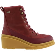 Muck Boot Womens Liberty Waterproof Wedge Lace Up Round Toe Ankle Boots