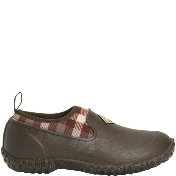 Muck Women's Muckster II Low, Brown w/ Plaid