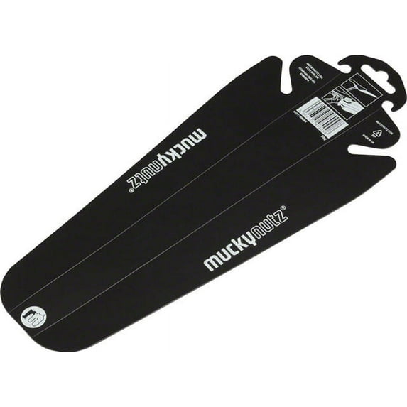 Mucky Nutz Butt Fender Black Rear Fender Saddle Guard 30G 134Mm Bike Bicycle