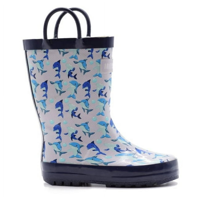Mucky Wear Children's Sharks Rubber Rain Boots