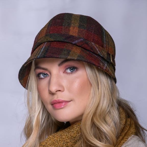 Mucros Irish Flapper Hat, Sunset Harvest, One Size