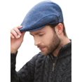 thumbnail image 1 of Mucros Weavers 100% Wool Tweed Men's Irish Trinity Flat Cap Made in Ireland, 1 of 5