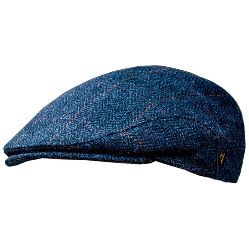 Mucros Weavers 100% Wool Tweed Men's Irish Trinity Flat Cap Made In ...