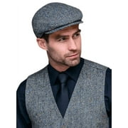 Mucros Weavers 100% Wool Tweed Mens Irish Trinity Flat Cap Made in Ireland