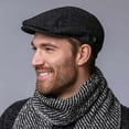 thumbnail image 1 of Mucros Weavers Adult Irish Wool Trinity Flat Cap- Dark Gray, Medium, 1 of 2
