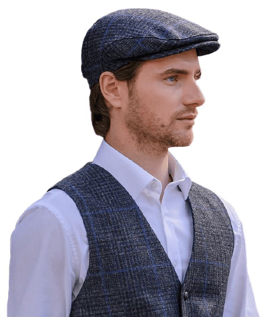 Irish Tweed Newsboy Cap for Men, Made in Ireland, Classic Gray Herringbone  Pattern : : Clothing, Shoes & Accessories