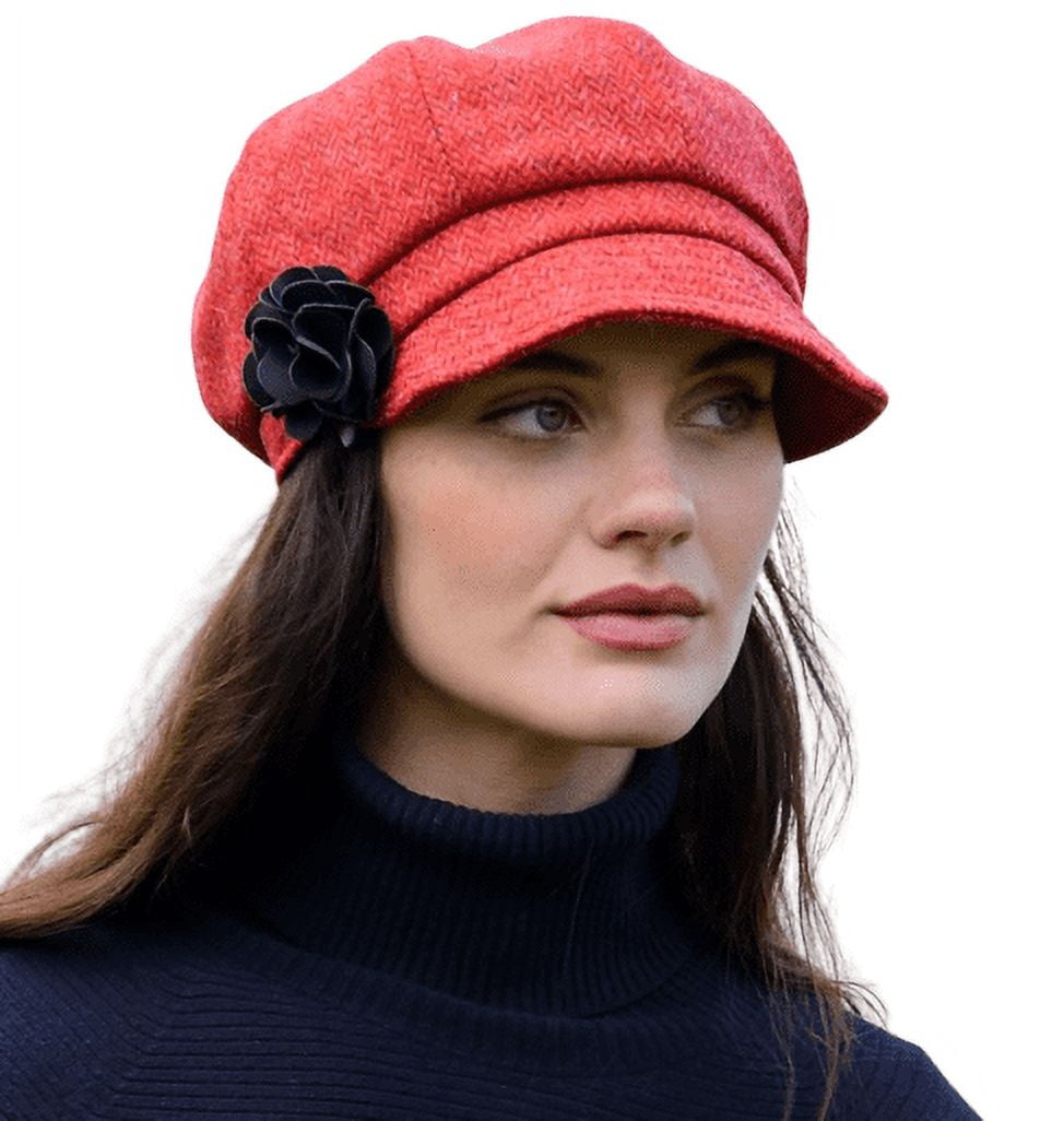 Mucros Weavers Irish Women s 100 Wool Tweed Newsboy Hat Made in Ireland Walmart