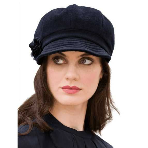 Mucros Weavers Irish Women's 100% Wool Tweed Newsboy Hat Made in Ireland