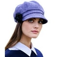thumbnail image 1 of Mucros Weavers Irish Women's 100% Wool Tweed Newsboy Hat Made in Ireland, 1 of 8