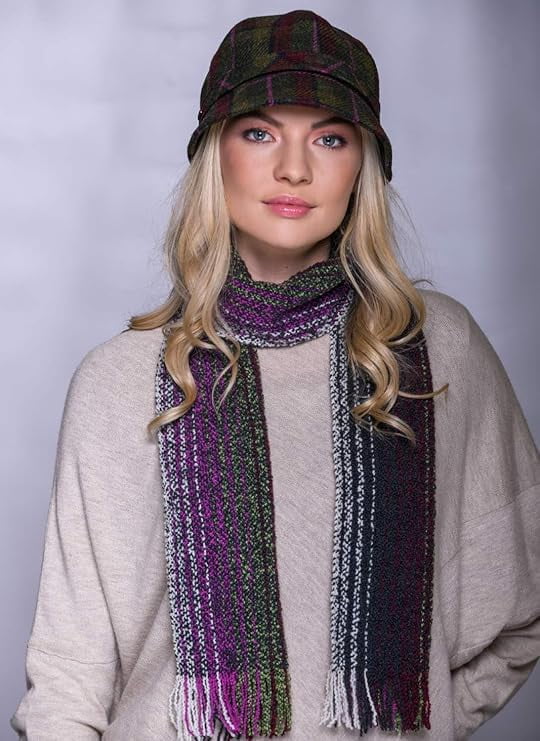 Mucros Weavers Ladies Merino Skellig Scarf (Violet) - Walmart.com