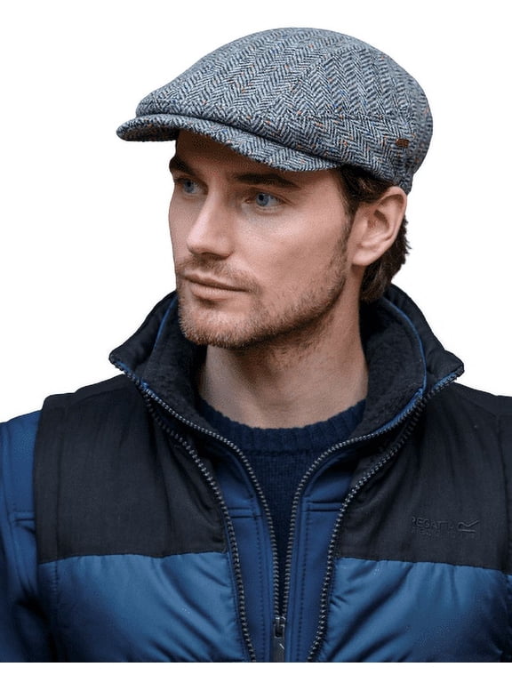 Men's 100% Wool Tweed Flat Kerry Flat Cap Made in Ireland