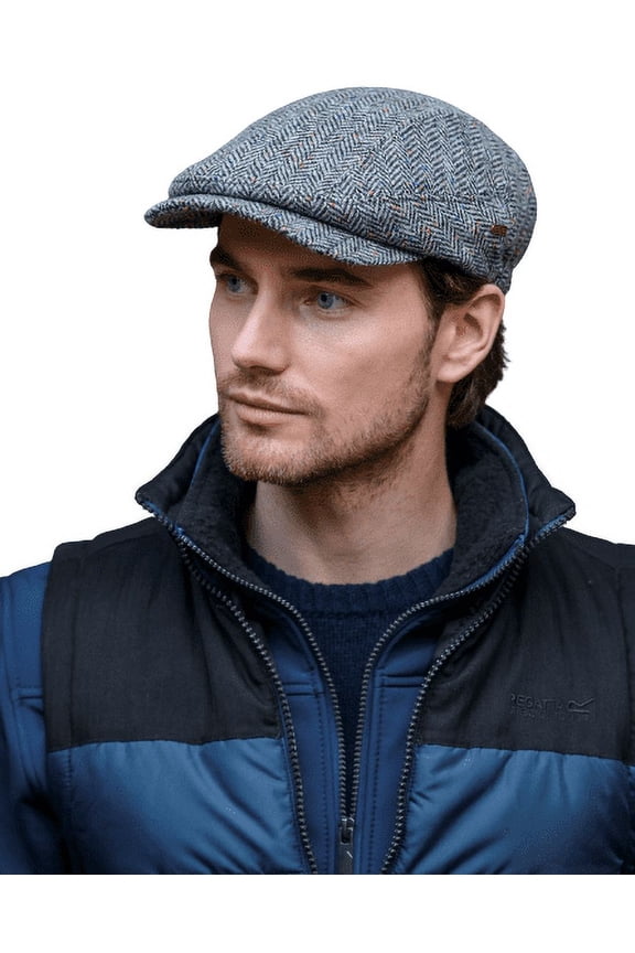 Men's 100% Wool Tweed Flat Kerry Flat Cap Made in Ireland