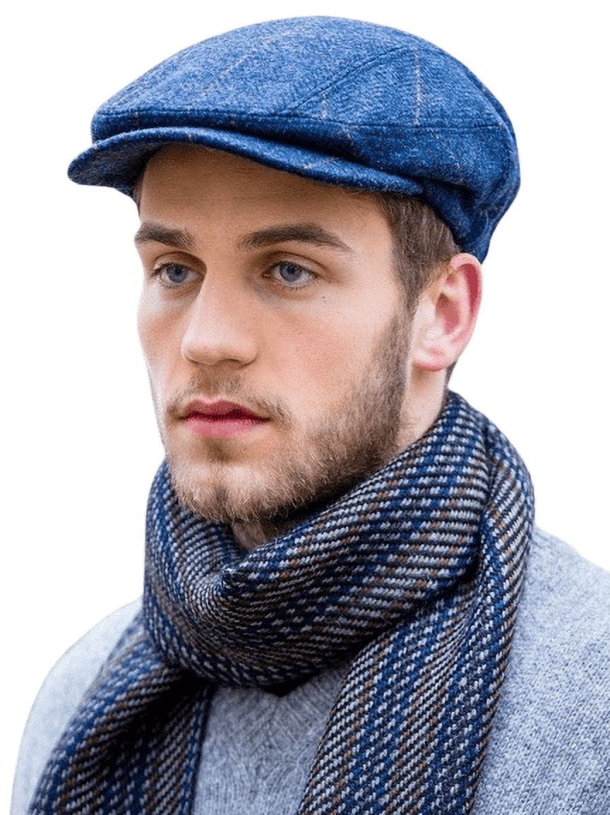 Mucros Weavers Men's 100% Wool Tweed Flat Kerry Flat Cap Made in Ireland