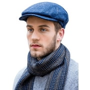 Mucros Weavers Mens 100% Wool Tweed Flat Kerry Flat Cap Made in Ireland