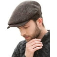 thumbnail image 1 of Mucros Weavers Men's 100% Wool Tweed Flat Kerry Flat Cap Made in Ireland, 1 of 5
