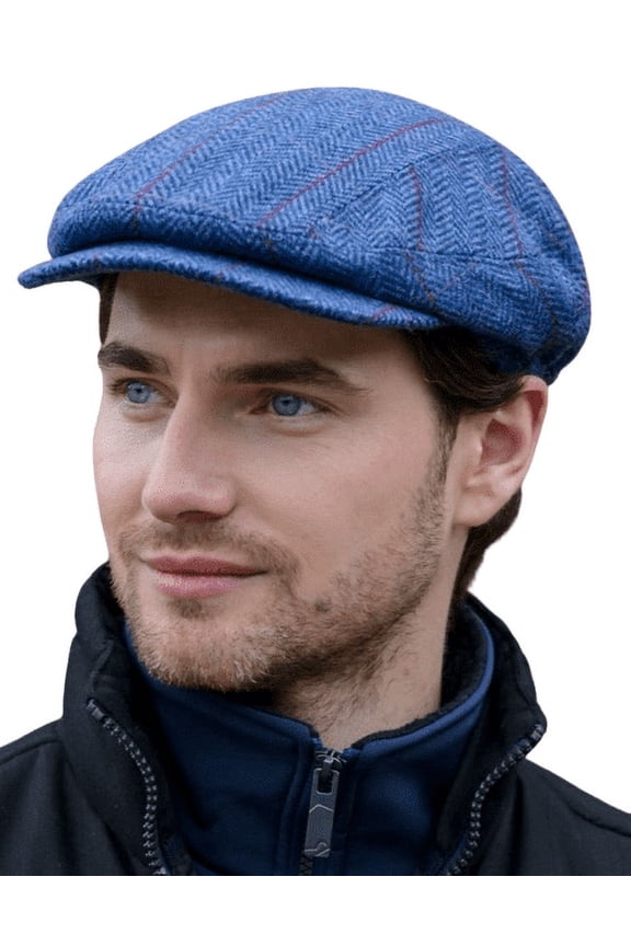Men's 100% Wool Tweed Flat Kerry Flat Cap Made in Ireland