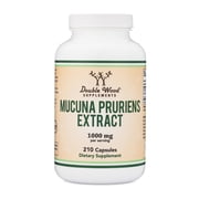 Mucuna Pruriens Extract - Dopamine Boosting Supplement - 210 Capsules, 1,000mg Per Serving, 30% L Dopa by Double Wood Supplements