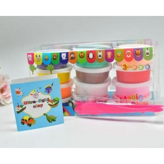 Mud Clay Butter Slime Containers Plasticine Putty Rubber Dough Magic - 15 PACK