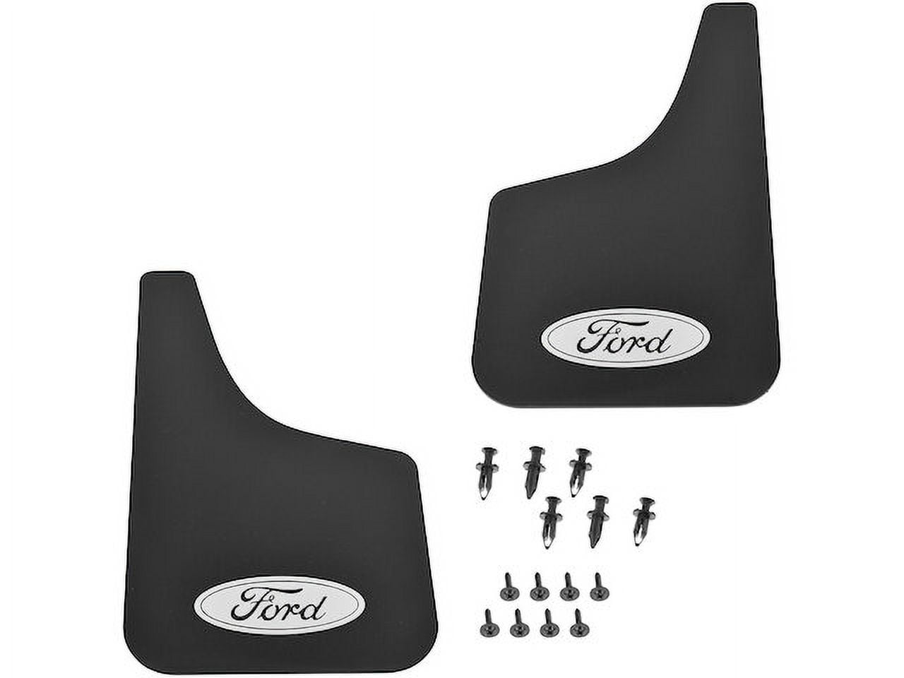 Mud Flaps 2 Piece Set - Compatible with 1999 - 2015 Ford F-250 Super Duty 2000 2001 2002 2003 2004 2005 2006 2007 2008 2009 2010 2011 2012 2013 2014
