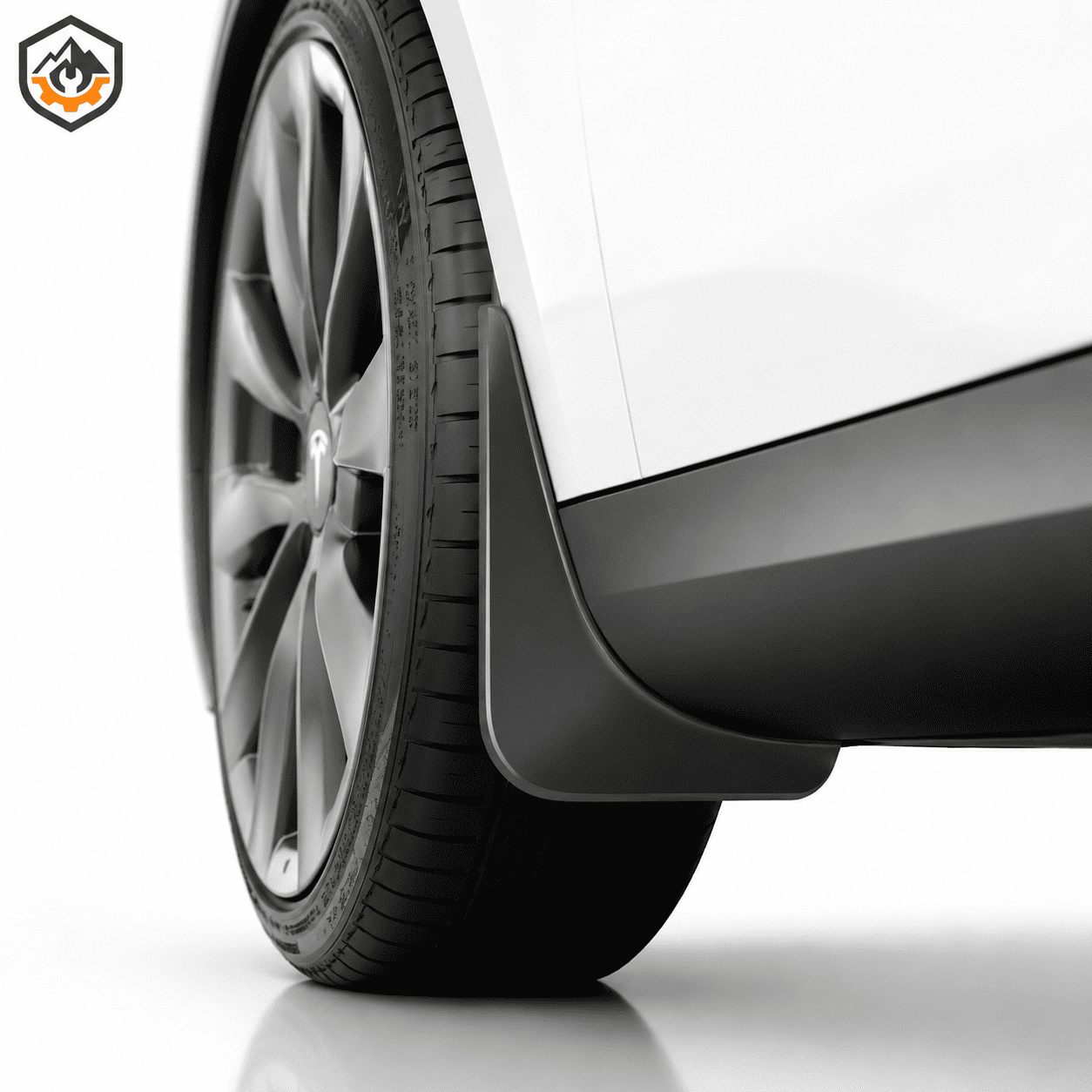 Mud Flaps for 2025-2026 Tesla Model Y Juniper, 4 Pack No-Drill Splash Guards, Front and Rear Fender Mud Guards with Clips, All-Weather TPE PP Car Accessories for Gravel, Snow and Road Debris Protecti