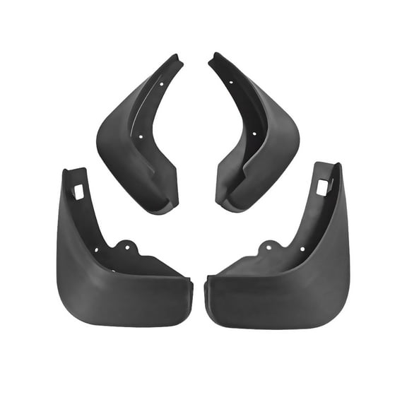 Mud Flaps Fit For Ford Focus 1.8L Accessories 2005-2014, Four Seasons Protection Mudguard, 4PCS No Drilling Splash Guards-black