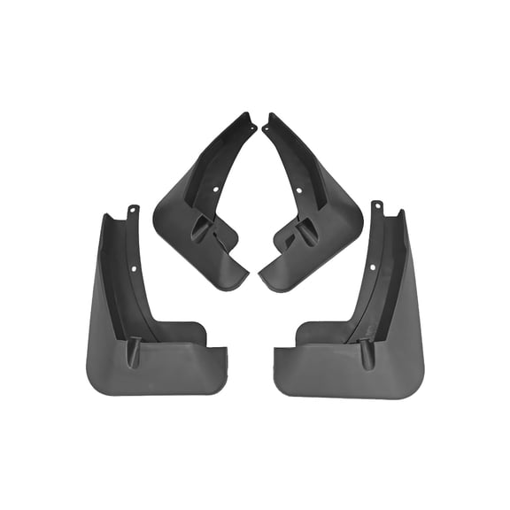 Mud Flaps For Volkswagen Tiguan L 2017-2020, 4PCS No Drilling Mud Guards, Front & Rear Splash Guards-black