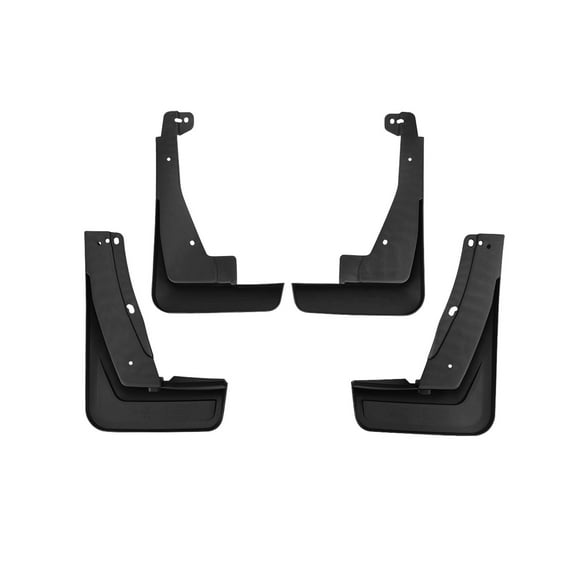 Mud Flaps For Volkswagen Tiguan L R-Line 2019-2024 Accessories, Custom No Drilling Mudguards, Front And Rear Mud Guards 4PCS-black