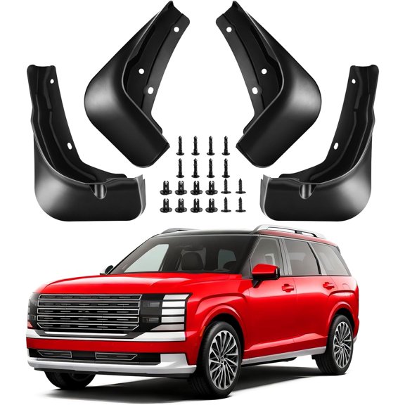 Mud Flaps for Hyundai Palisade 2026 2025,All-Weather Mud Guard Front Rear Splash Guards for Calligraphy Accessories,No Drilling Required 4PCS Fender Tire ProtectorOnly for Calligraphy