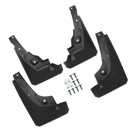 Unique Bargains Mud Flaps Kit Compatible for Toyota RAV4 2019-2023 Quality Plastic Black Front and Rear Splash Guards