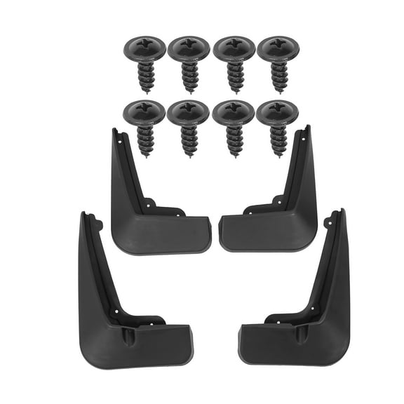 Unique Bargains Mud Flaps Kit Splash Guard Front and Rear Mudguards for Chevrolet Equinox 2018-2020 Mud Flap Fender Cars Guards Black