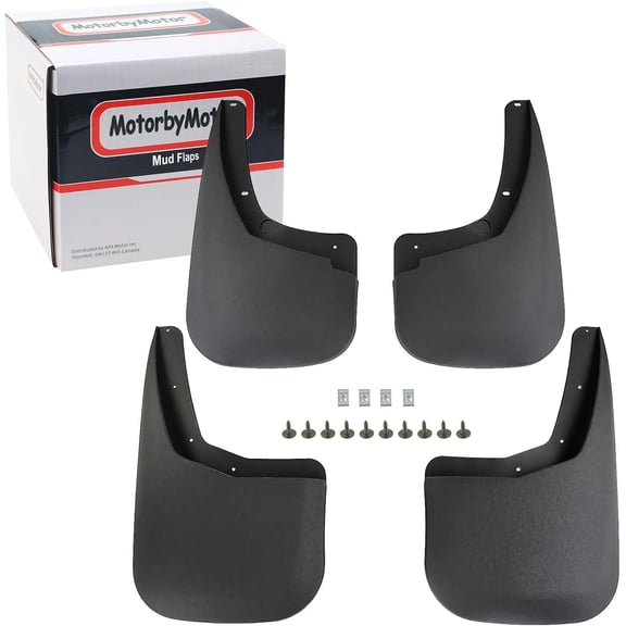 Mud Flaps Splash Guard for 2007-2013 Chevy Silverado 1500, 2007-2014 Chevy Silverado 2500 HD 3500 HD Off-Road Mud Guards, Front and Rear No Drilling Mudguards Mudflaps Fenders w/Hardware