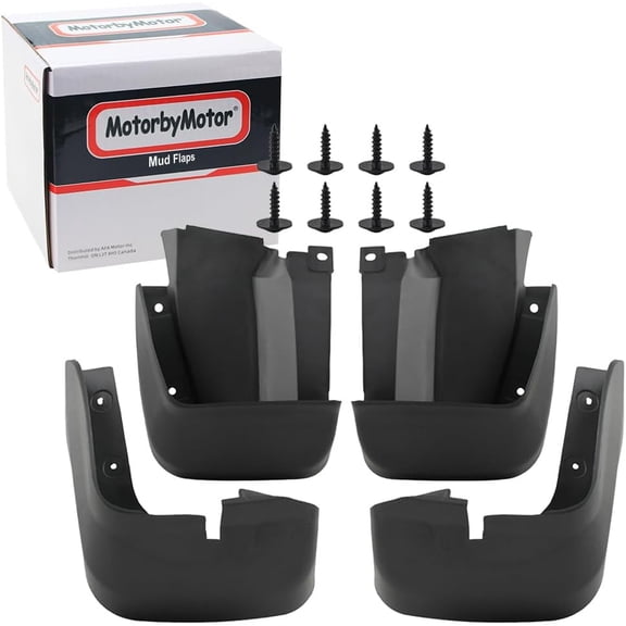 Mud Flaps Splash Guard for 2006 2007 2008 2009 2010 2011 Honda Civic Mud Guards, Front and Rear Pre-Drilled Mudguards Mudflaps w/Hardware 4pc Set