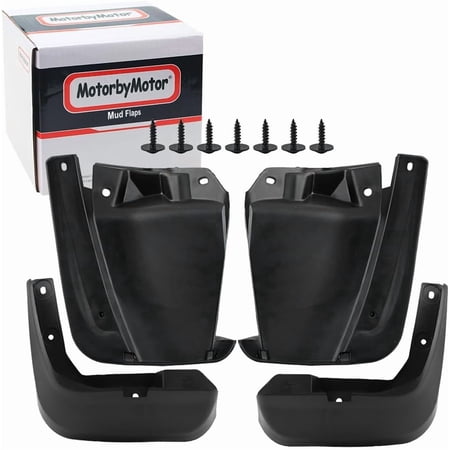 Mud Flaps Splash Guard for 2012 2013 2014 2015 Honda Civic Mud Guards, Front and Rear Pre-Drilled Mudguards Mudflaps w/Hardware 4pc Set
