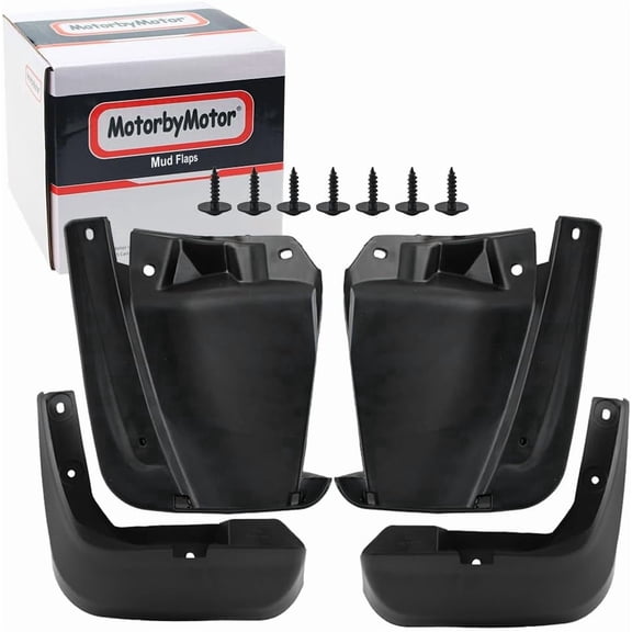 Mud Flaps Splash Guard for 2012 2013 2014 2015 Honda Civic Mud Guards, Front and Rear Pre-Drilled Mudguards Mudflaps w/Hardware 4pc Set