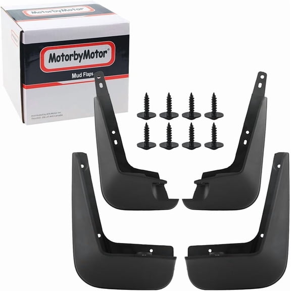 Mud Flaps Splash Guard for 2014-2019 Toyota Corolla Sedan Mud Guards, Front and Rear Pre-Drilled Mudguards Mudflaps w/Hardware 4pc Set