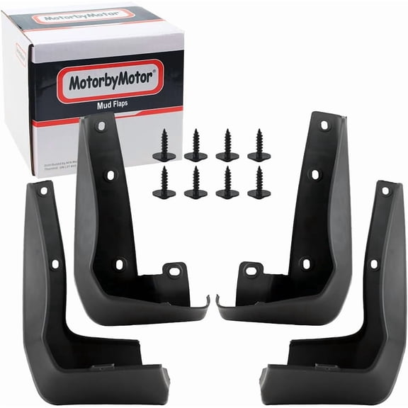 Mud Flaps Splash Guard for 2016 2017 2018 2019 2020 2021 Honda Civic Mud Guards, Front and Rear Pre-Drilled Mudguards Mudflaps w/Hardware 4pc Set