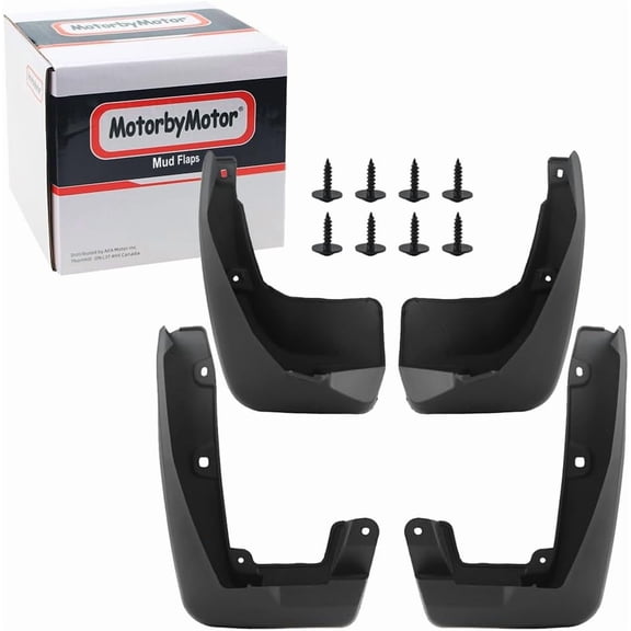 Mud Flaps Splash Guard for 2017 2018 2019 2020 2021 2022 Honda CR-V Mud Guards, Front and Rear Pre-Drilled Mudguards Mudflaps w/Hardware 4pc Set