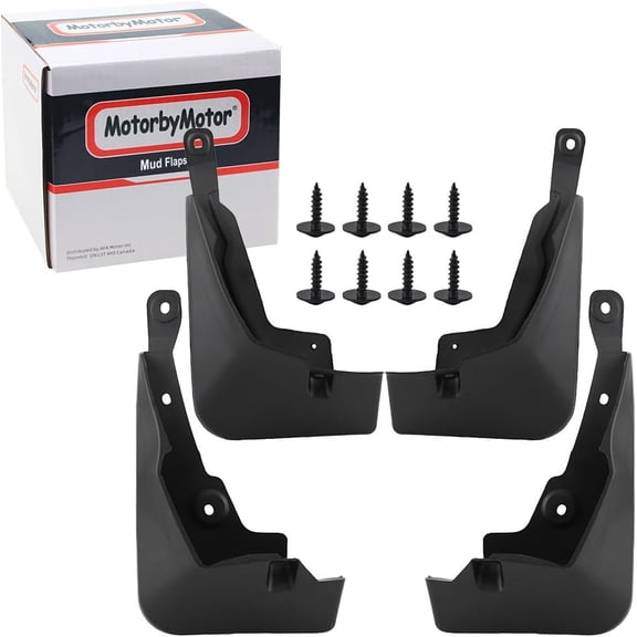 Mud Flaps Splash Guard for 2019-2025 Toyota RAV4 Sport Utility Mud Guards, Front and Rear Pre-Drilled Mudguards Mudflaps w/Hardware 4pc Set