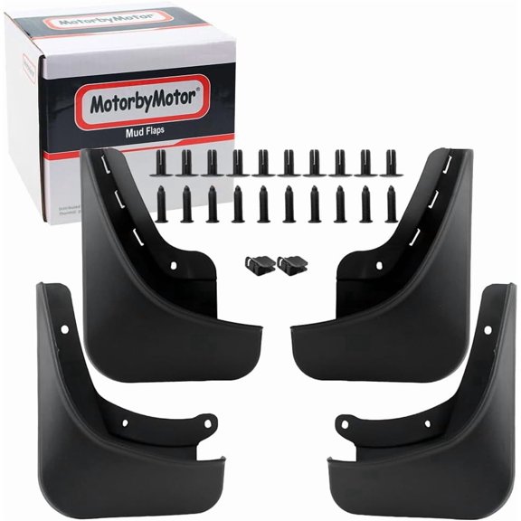Mud Flaps Splash Guard for 2024 2025 2026 Tesla Model 3 Highland Mud Guards, Front and Rear Pre-Drilled Mudguards Mudflaps w/Hardware 4pc Set
