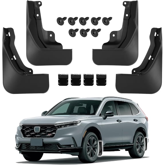Mud Flaps Splash Guards for Honda CRV 2023 2024 2025 2026 All Weather Fender Guard Protect Against Mud and Rocks Protect Car's Paint, Honda Accessories (4-Pack)