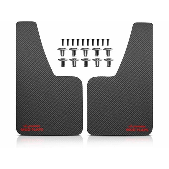 Mud Guard Set 2 - Compatible with 2017, 2019 - 2021 Chevrolet Bolt EV Hatchback - Autopart Premium