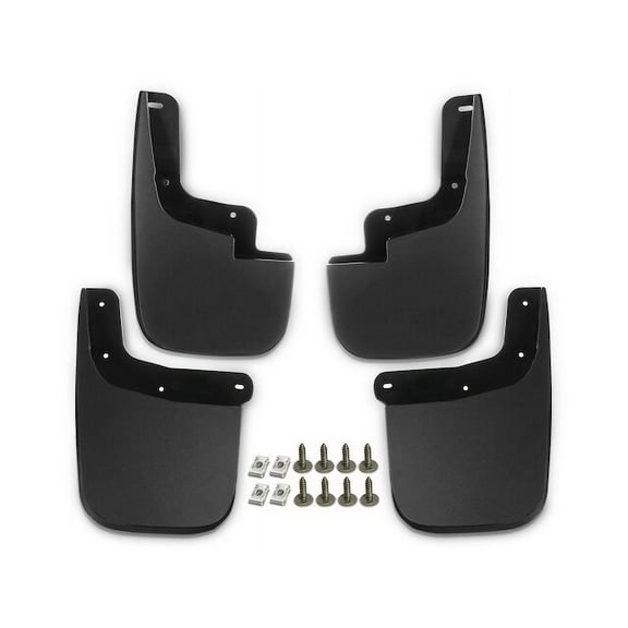 Mud Guard Set 4 - Compatible with 2006 - 2012 Toyota RAV4 2007 2008 2009 2010 2011