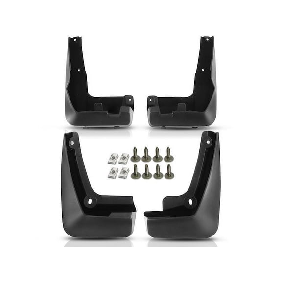 Mud Guard Set 4 - Compatible with 2008 - 2012 BMW 328i - Autopart Premium