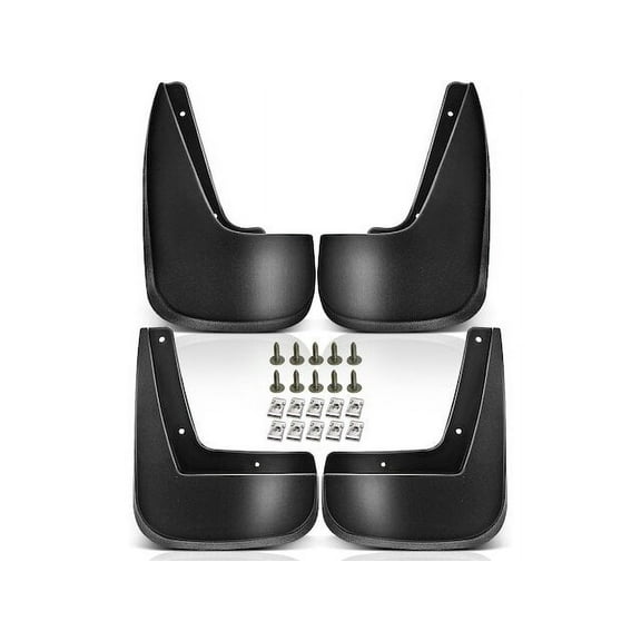 Mud Guard Set 4 - Compatible with 2010 - 2017 Chevy Equinox Sport Utility 2011 2012 2013 2014 2015 2016