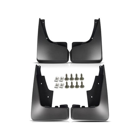 Mud Guard Set 4 - Compatible with 2011 - 2016 Jeep Patriot Sport Utility - Autopart Premium