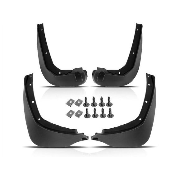 Mud Guard Set 4 - Compatible with 2011 - 2016 Mini Cooper Countryman 1.6L 4-Cylinder 2012 2013 2014 2015