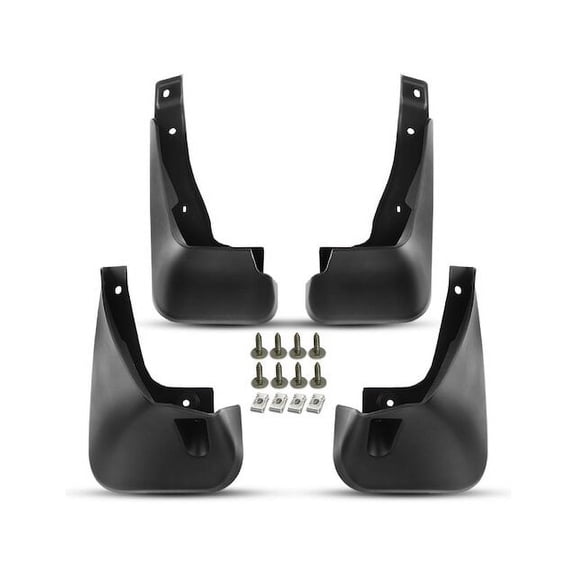 Mud Guard Set 4 - Compatible with 2015 - 2017 Lexus NX200t Sport Utility - Autopart Premium